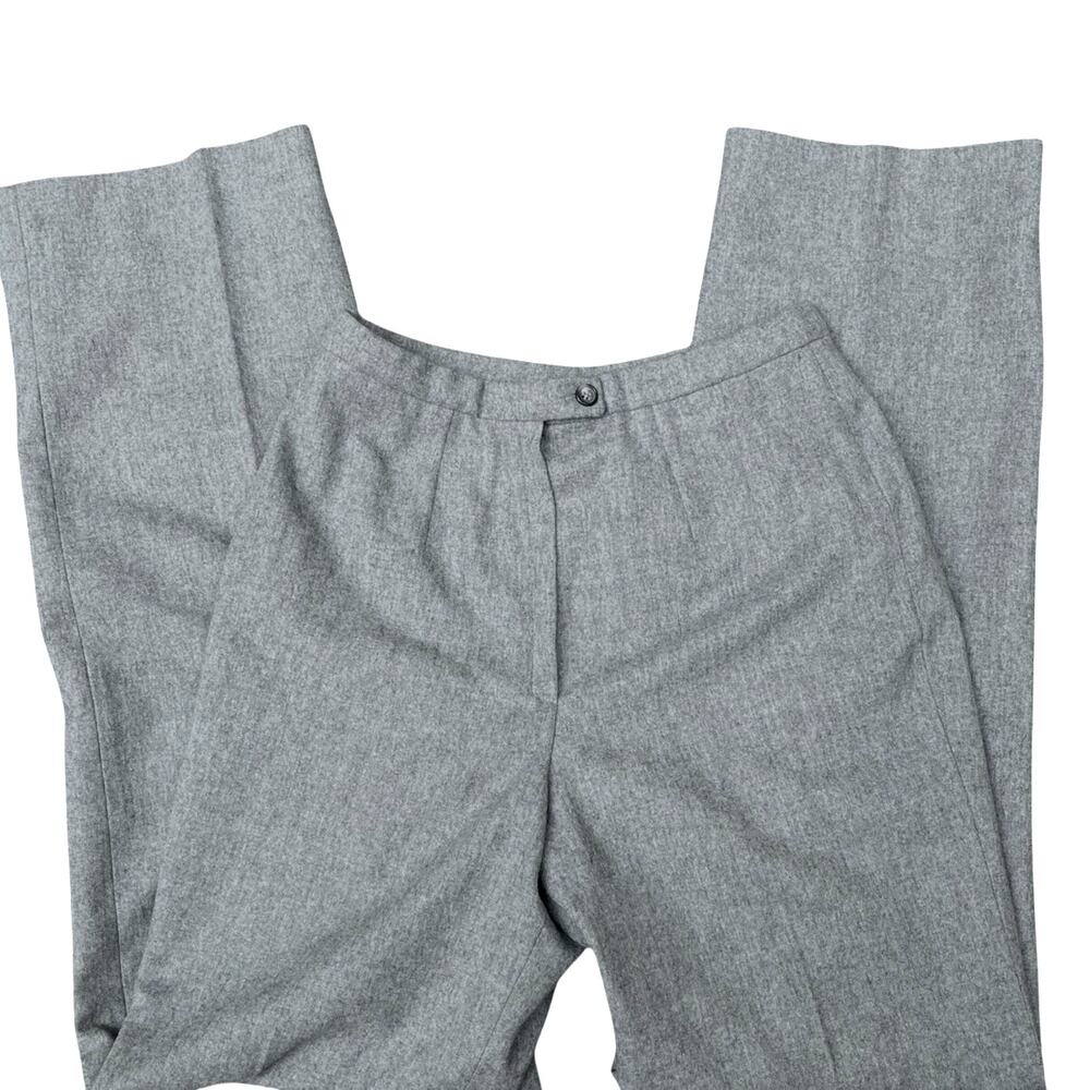 Vintage Pendleton 100% Virgin Wool Trouser Lined Dress Pant | S 28" Heather Grey
